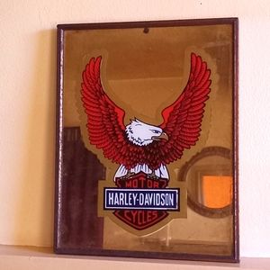 Vintage Harley-Davidson Mirror/Picture